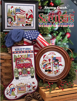 Santa's Stars & Stripes-Stoney Creek Collection