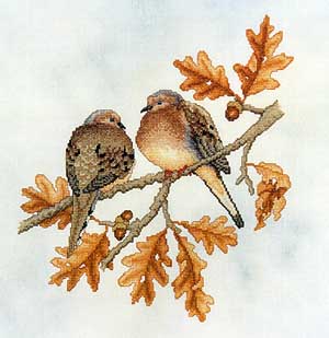 Mourning Doves-Crossed Wing Collection-