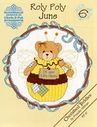 Roly Polys-June (Cherished Teddies)-Designs By Gloria & Pat-