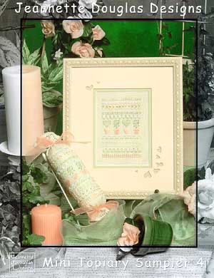 Mini Topiary Sampler 4-Jeannette Douglas Designs-