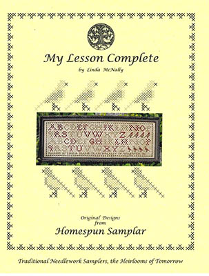 My Lesson Complete-Homespun Samplar-