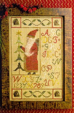 Santa Button Sampler-Homespun Elegance-