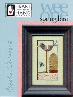 Spring Bird (Wee One)-Heart In Hand Needleart-