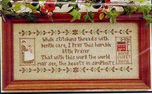 Stitcher's Prayer-Little House Needleworks-