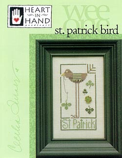 St. Patrick Bird (Wee One)-Heart In Hand Needleart-