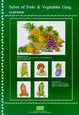 Salver Of Fruits Gang-PINN Stitch Art & Technology-