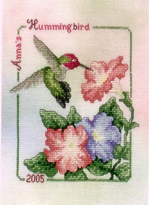 Anna's Hummingbird-Crossed Wing Collection-