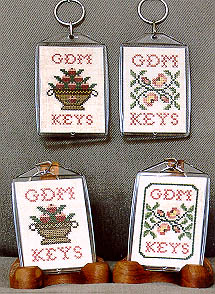 Summer's Bounty Key Chains (Includes One Key Chain)-Milady's Needle-