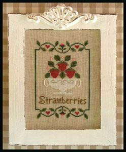 Summer Strawberries-Country Cottage Needleworks-