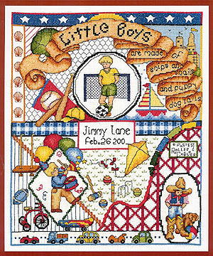 Little Boys Are Made Of-Bobbie G Designs-