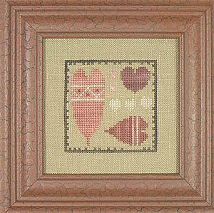 Hodgepodge Hearts (Bits n Pieces)-Heart In Hand Needleart-