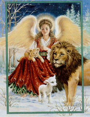 Angel Lion And Lamb-Heaven And Earth Designs-