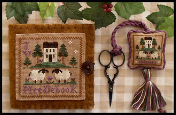 Wool Needlebook & Fob-Little House Needleworks-