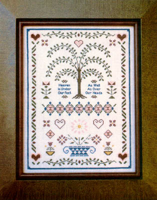 Folk Art Sampler-Milady's Needle-