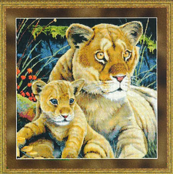 Lioness And Cub-Kustom Krafts-