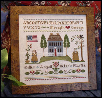 Colonial Women-Little House Needleworks-