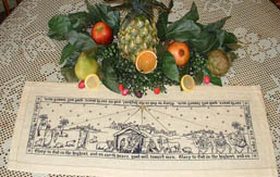 Nativity Story-Runner Table Topper-Blackberry Lane Designs-