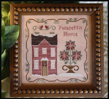 Poinsettia House-Little House Needleworks-