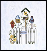 Birdhouses-Cross Stitch With Flair-