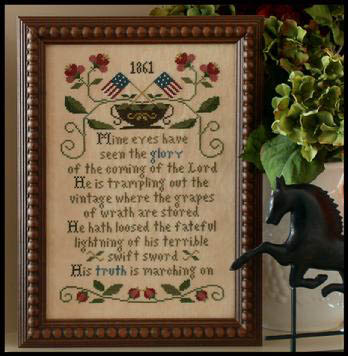 Battle Hymn Of The Republic-Little House Needleworks-