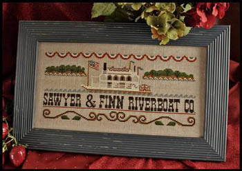 Mississippi Riverboat-Little House Needleworks-