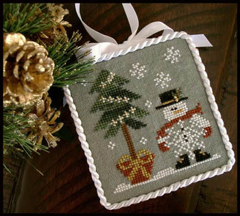 Ornament 3-He's A Flake-Little House Needleworks-