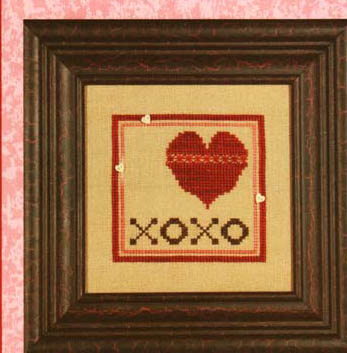 Xoxo (Wee One)-Heart In Hand Needleart-