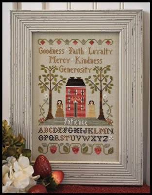 Virtue Sampler-Little House Needleworks-