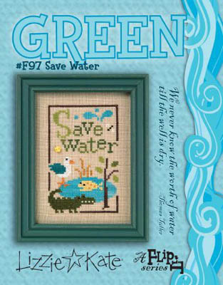 Green Flip-Save Water-Lizzie Kate-