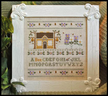 A Bee C Sampler-Country Cottage Needleworks-
