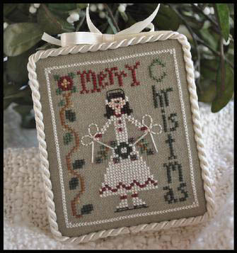 Ornament 7-Merry Skater-Little House Needleworks-