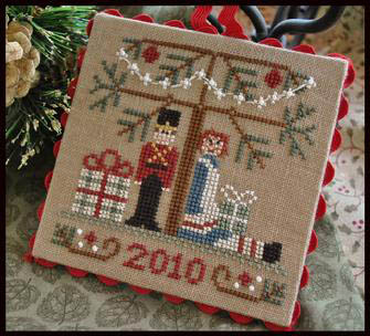 Ornament 10-Under The Tree-Little House Needleworks-