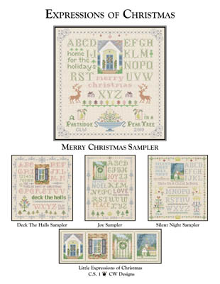 Merry Christmas Sampler-CW Designs-