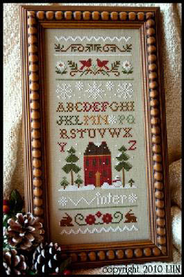 Winter Band Sampler-Little House Needleworks-