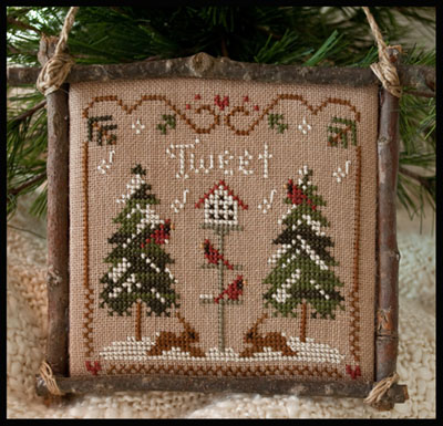 2011 Ornament 1-Cardinal Winter-Little House Needleworks-