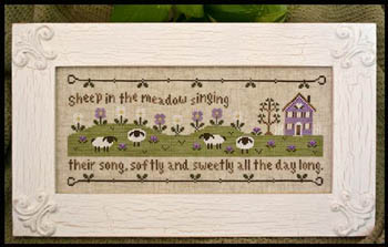 Sheep In The Meadow-Country Cottage Needleworks-