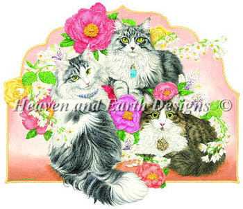 Spring Cat-Heaven And Earth Designs-