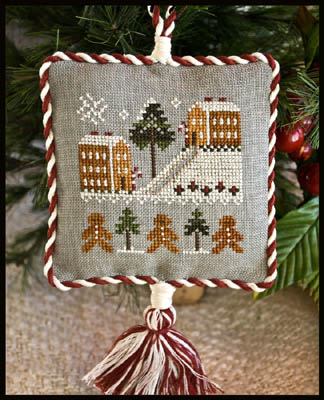 2011 Ornament 4-Gingerbread Village-Little House Needleworks-