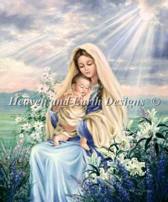 Madonna Of The Lilies-Heaven And Earth Designs-