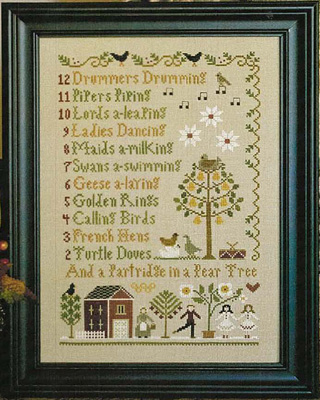 12 Days of Christmas-Little House Needleworks-