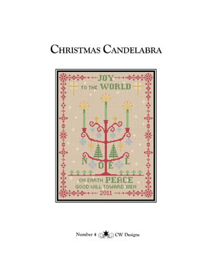 Christmas Candelabra-CW Designs-