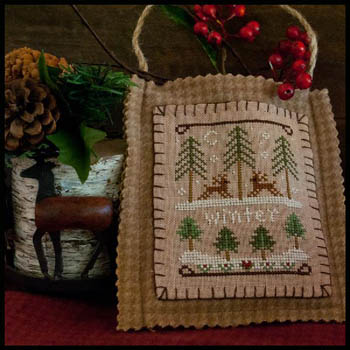 2011 Ornament-Winter Forest-Little House Needleworks-