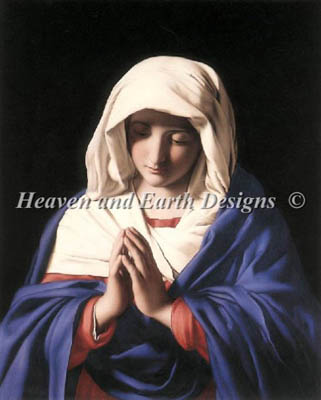 Virgin In Prayer-Heaven And Earth Designs-