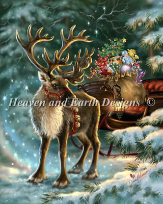 Enchanted Christmas Reindeer-Heaven And Earth Designs-