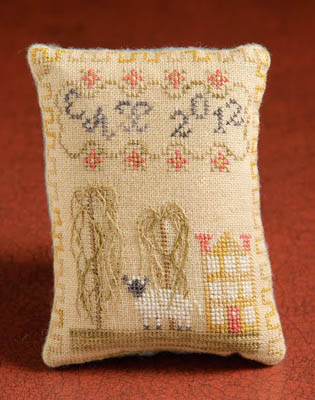 Yellow House Pincushion-Dames Of The Needle-