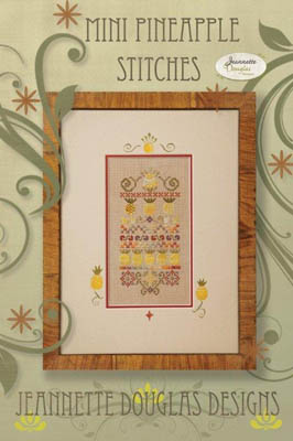 Mini Pineapple Stitches (w/ charm)-Jeannette Douglas Designs-