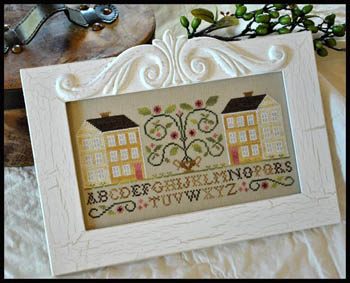 Two Yellow Houses-Little House Needleworks-