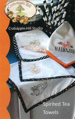 Spirited Tea Towels-Crabapple Hill Studio-