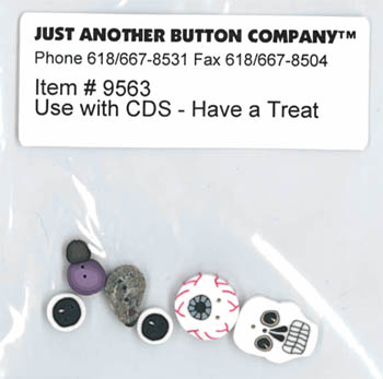 Have A Treat Button Pk (Cherrywood)-Just Another Button Company-