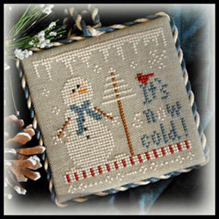 2012 Ornament 8-It's Snow Cold-Little House Needleworks-